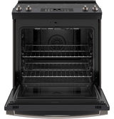 GE(R) 30" Slide-In Electric Convection Range with No Preheat Air Fry - (JS760FPDS)