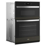 50 Cubic Feet Wall Oven Microwave Combo With Air Fry - Black