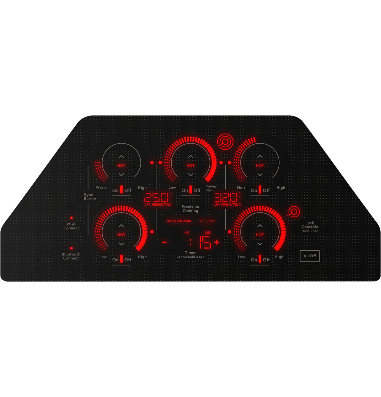 Caf(eback)(TM) 30" Touch-Control Electric Cooktop - (CEP90301TBB)