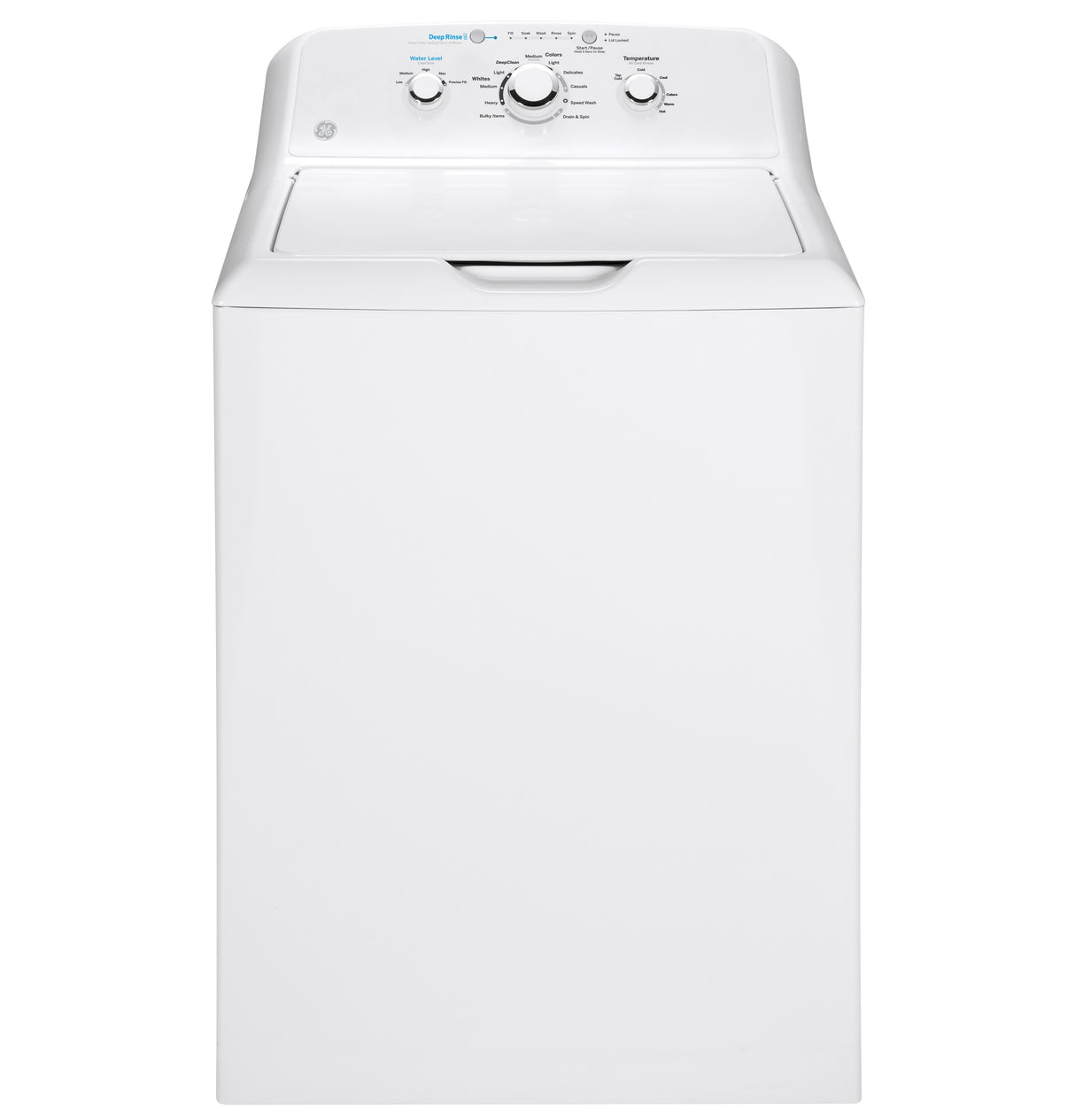 GE(R) 4.2 cu. ft. Capacity Washer with Stainless Steel Basket - (GTW335ASNWW)