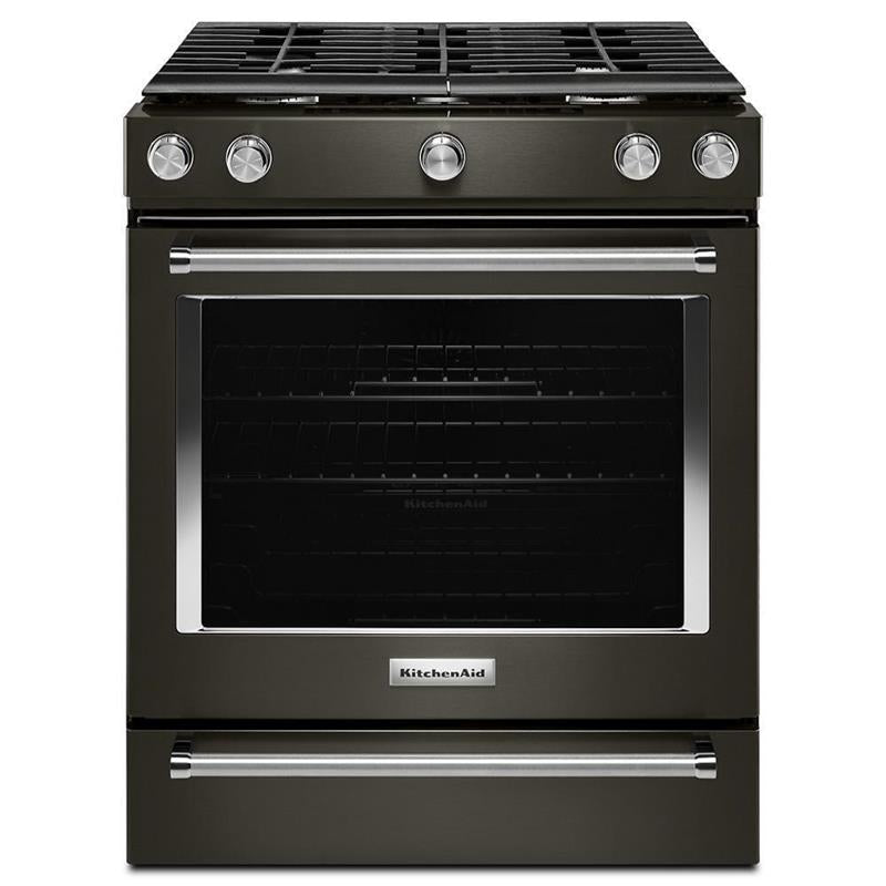 30-Inch 5-Burner Gas Slide-In Convection Range - (KSGG700EBS)