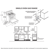 Hotpoint(R) 30" Free-Standing Standard Clean Gas Range - (RGBS400DMWW)