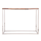 Console Table - Brown / Silver