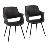 Vintage Flair - Chair (Set of 2) - Black Legs