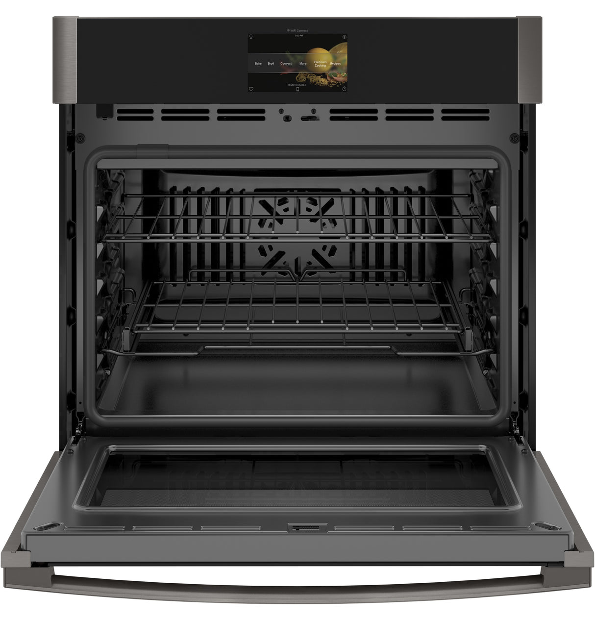 GE Profile(TM) 30" Smart Built-In Convection Single Wall Oven with No Preheat Air Fry and Precision Cooking - (PTS7000BNTS)