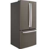 GE(R) ENERGY STAR(R) 18.6 Cu. Ft. Counter-Depth French-Door Refrigerator - (GWE19JMLES)