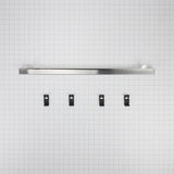 27" Built-In Range Flush Installation Trim Kit, Stainless Steel