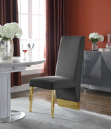 Porsha - Dining Chair with Gold Legs(Set of 2)