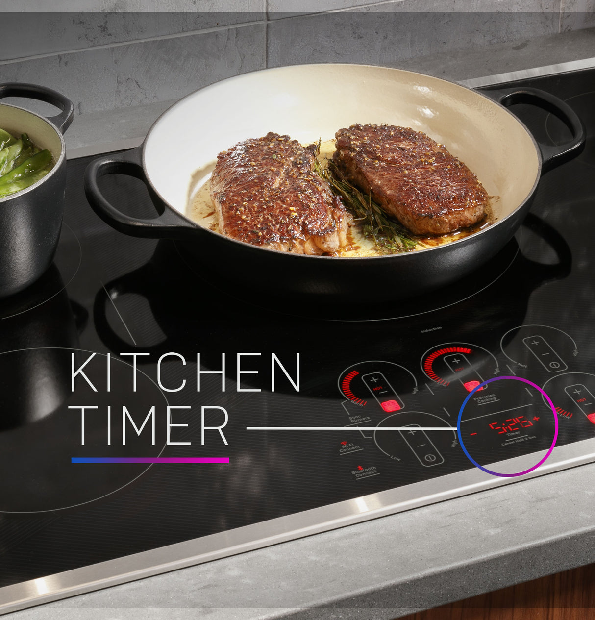 GE Profile(TM) 30" Built-In Touch Control Induction Cooktop - (PHP9030STSS)