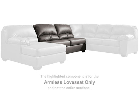 Aberton Armless Loveseat - (2560134)