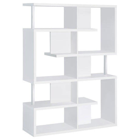 Hoover - 5-tier Geometric Design Bookcase