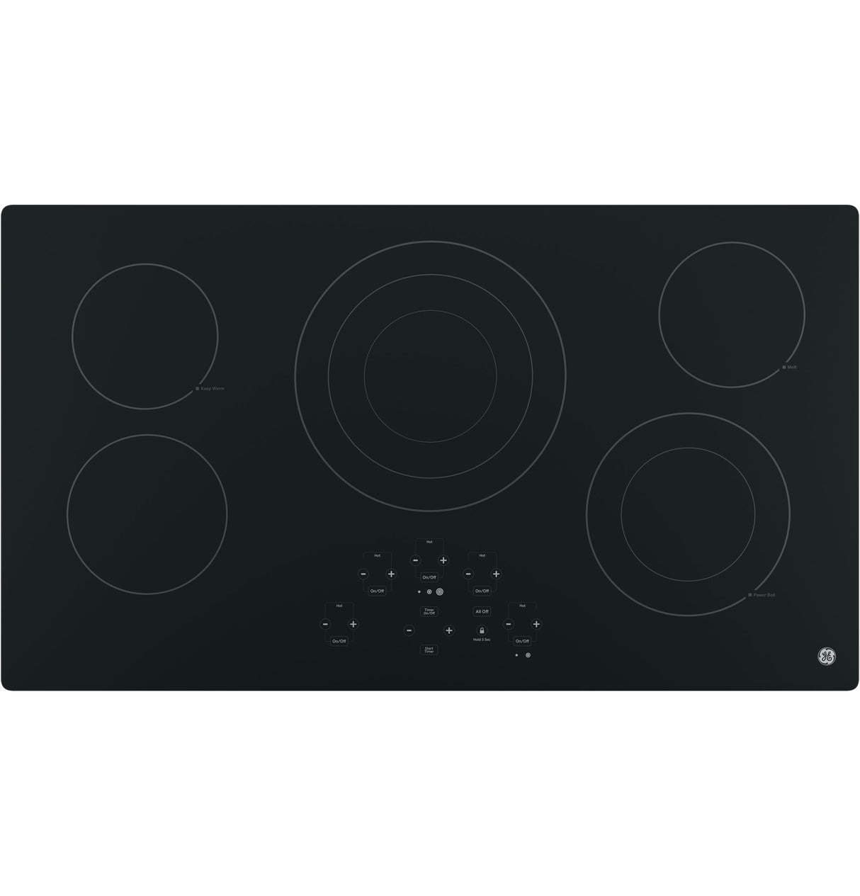 GE(R) 36" Built-In Touch Control Electric Cooktop - (JP5036DJBB)