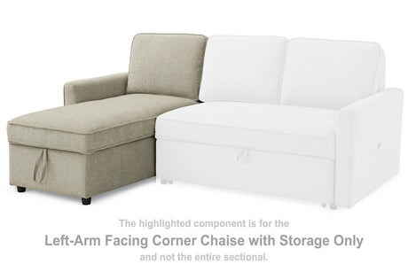 Kerle Left-arm Facing Corner Chaise With Storage - (2650416)