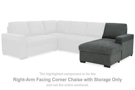 Millcoe Right-arm Facing Corner Chaise With Storage - (2660617)