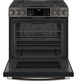 GE Profile(TM) 30" Smart Slide-In Front-Control Gas Range with No Preheat Air Fry - (PGS930BPTS)