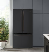 GE Profile(TM) Series ENERGY STAR(R) 23.1 Cu. Ft. Counter-Depth French-Door Refrigerator - (PWE23KELDS)