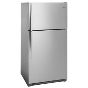 33" Wide Top Freezer Refrigerator - 20 Cubic Feet - Fingerprint Resistant Stainless Steel