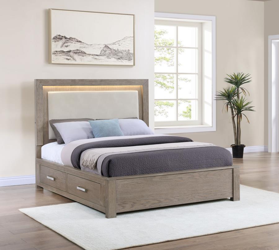 Kenora - LED Storage Bed