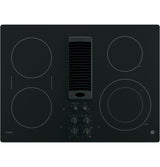 GE Profile(TM) 30" Downdraft Electric Cooktop - (PP9830DRBB)