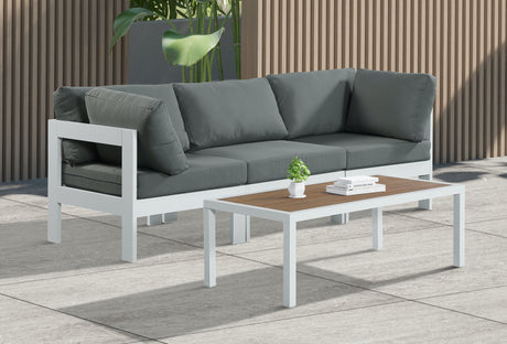 Nizuc - Outdoor Patio Modular Sofa - Grey - Modern & Contemporary