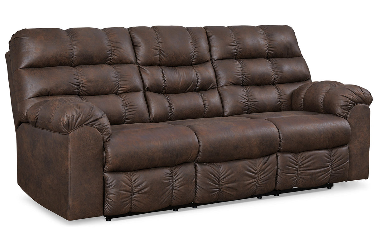 Derwin Reclining Sofa With Drop Down Table - (2840189)
