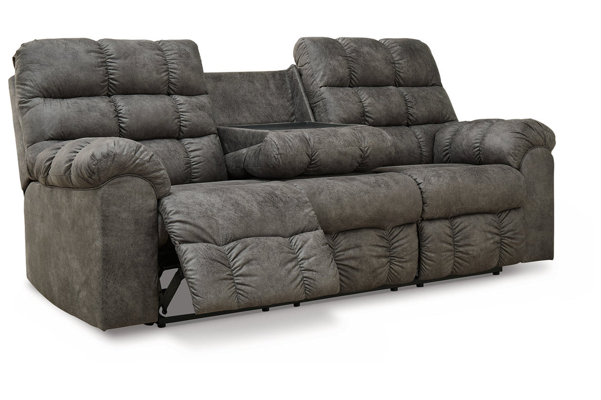 Derwin Reclining Sofa With Drop Down Table - (2840289)