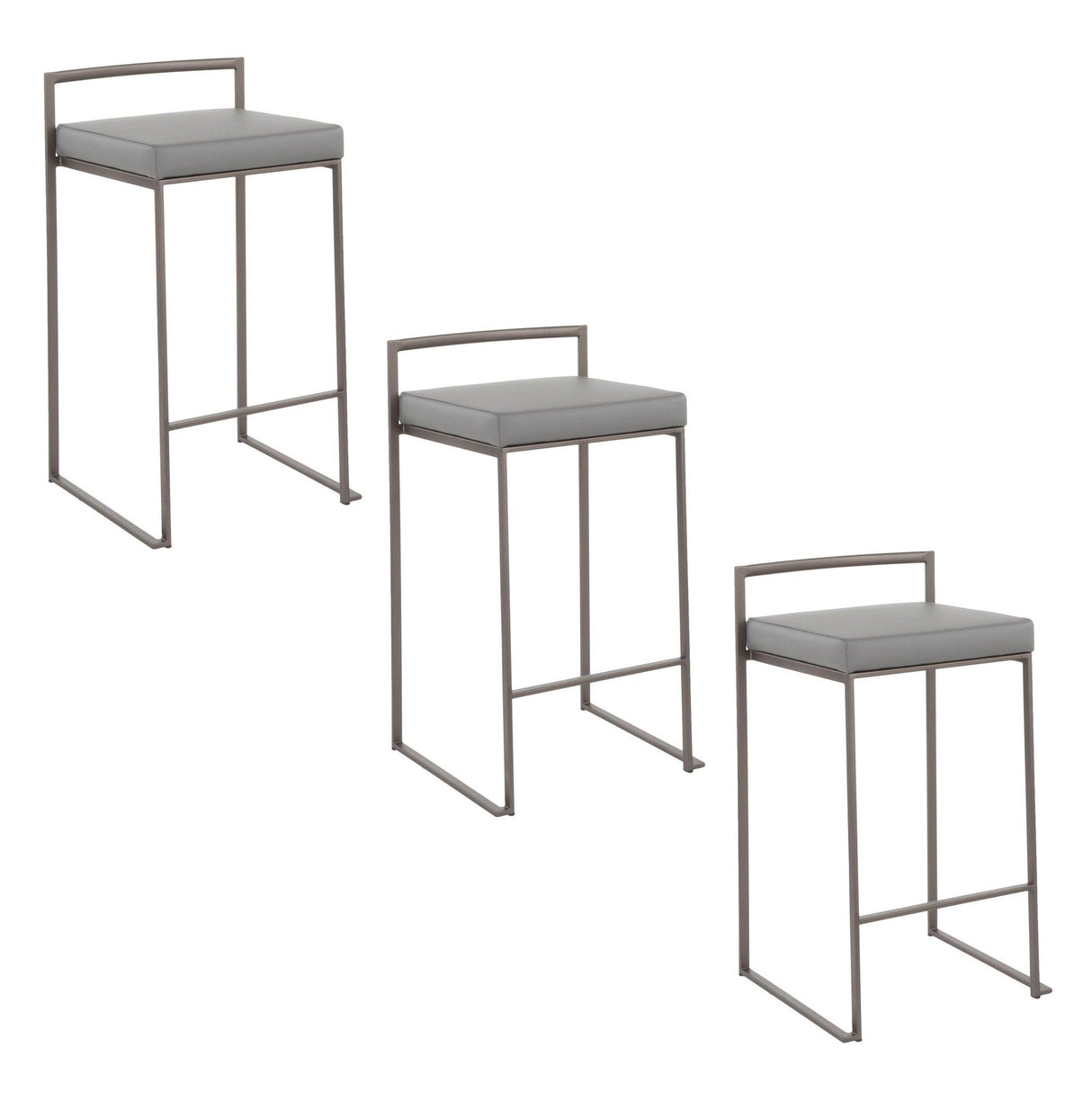 Fuji - Stackable Counter Stool Set