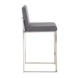 Fuji - Contemporary High Back Counter Stool, Functional Design