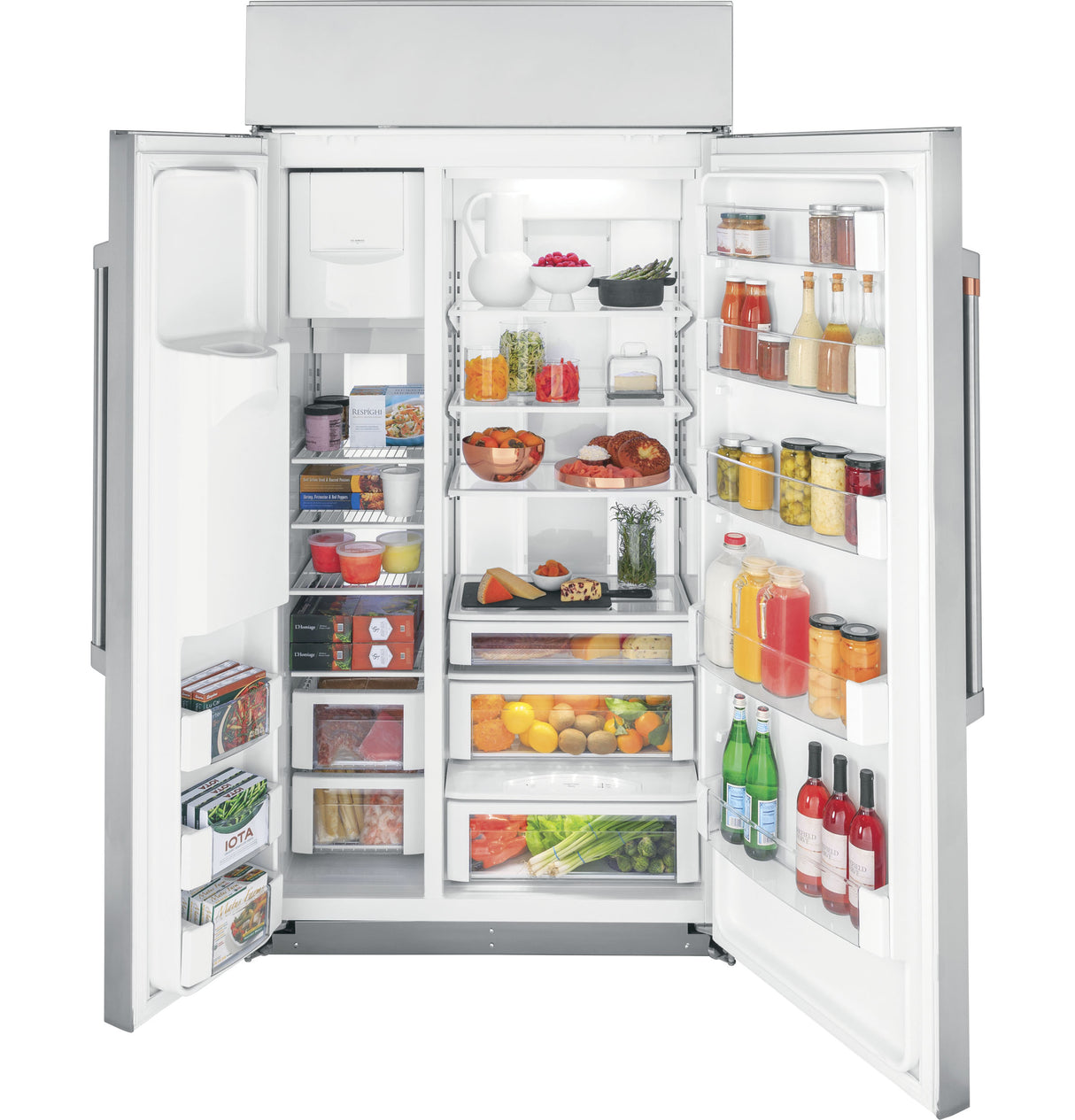 Caf(eback)(TM) 42" Smart Built-In Side-by-Side Refrigerator with Dispenser - (CSB42YP2NS1)