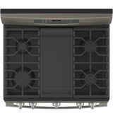 GE(R) 30" Free-Standing Gas Convection Range with No Preheat Air Fry - (JGB735EPES)