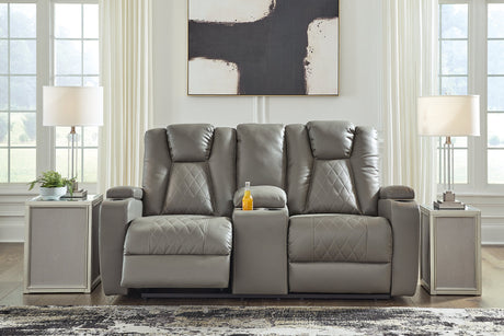 Mancin Reclining Loveseat With Console - (2970294)
