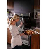 GE Profile(TM) 30" Smart Built-In Convection Double Wall Oven with Right-Hand Side-Swing Doors - (PTD700RSNSS)