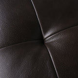 Mid-Century Tufted, Leather Sofa