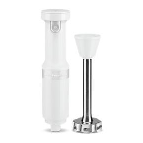 Cordless Variable Speed Hand Blender - White