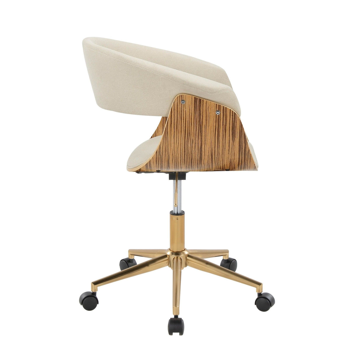 Vintage Mod - Office Chair - Light Brown