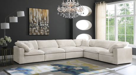 Cozy - Modular Sectional Cloud 6 Piece - Beige