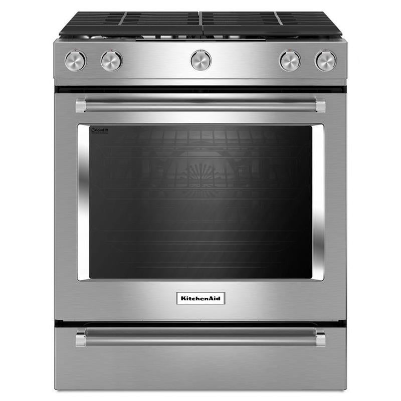 30-Inch 5-Burner Gas Slide-In Convection Range - (KSGG700ESS)