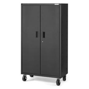 Ready-to-Assemble Mobile Storage Cabinet - Hammered Granite