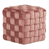 Square Braided Ottoman -