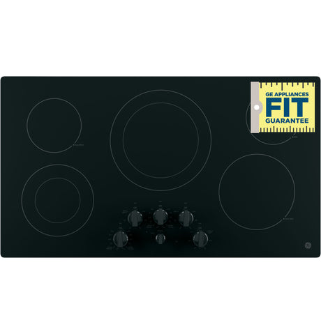 GE(R) 36" Built-In Knob Control Electric Cooktop - (JP3536DJBB)