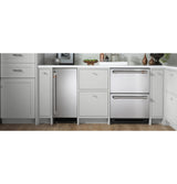 Caf(eback)(TM) 5.7 Cu. Ft. Built-In Dual-Drawer Refrigerator - (CDE06RP2NS1)