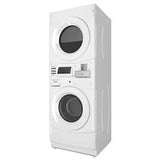 Commercial Electric Stack Washer/Dryer, Coin Equipped