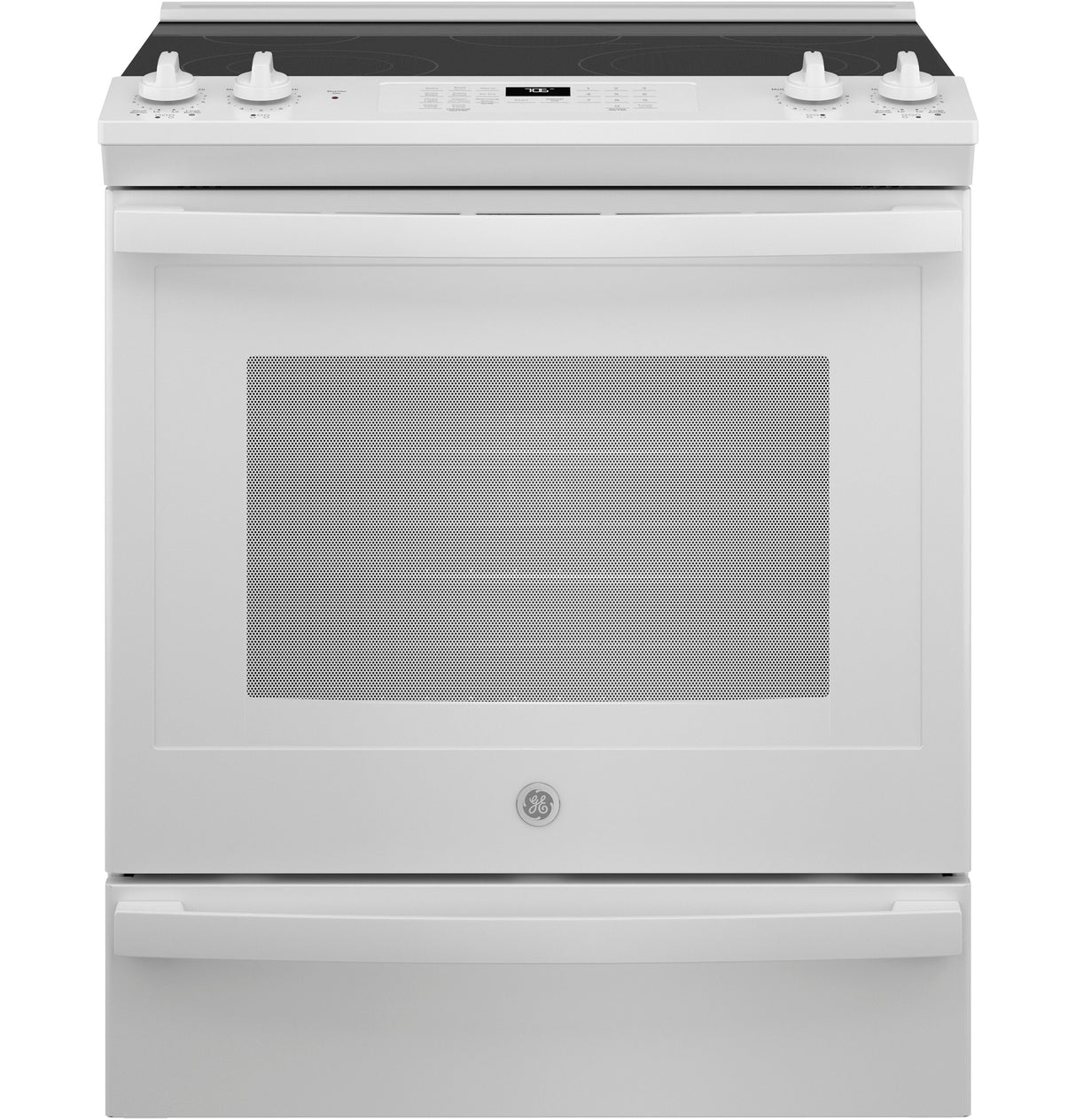 GE(R) 30" Slide-In Electric Convection Range with No Preheat Air Fry - (JS760DPWW)