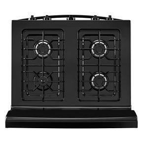 Amana 30" Gas Range With Easy-Clean Glass Door - Black