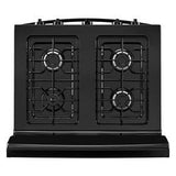 Amana 30" Gas Range With Easy-Clean Glass Door - Black