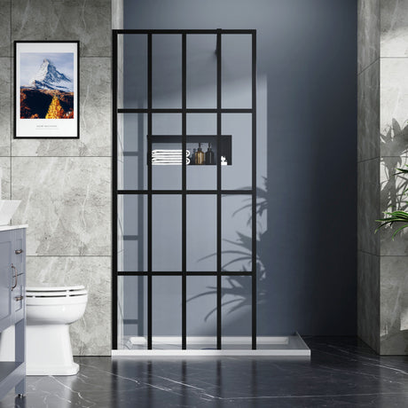 Shower Door Walk - Black