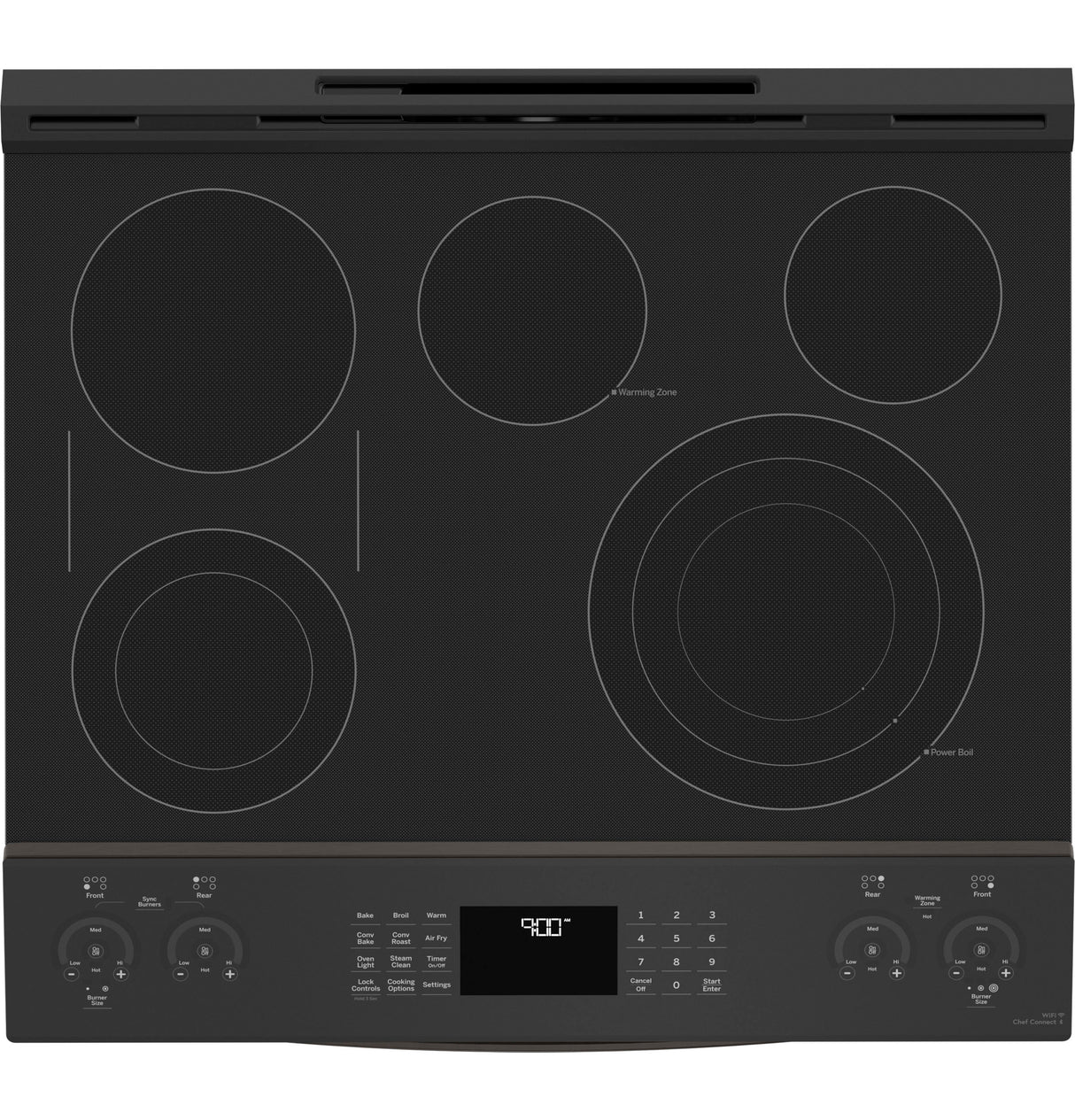 GE Profile(TM) 30" Smart Slide-In Electric Convection Range with No Preheat Air Fry - (PSS93BPTS)