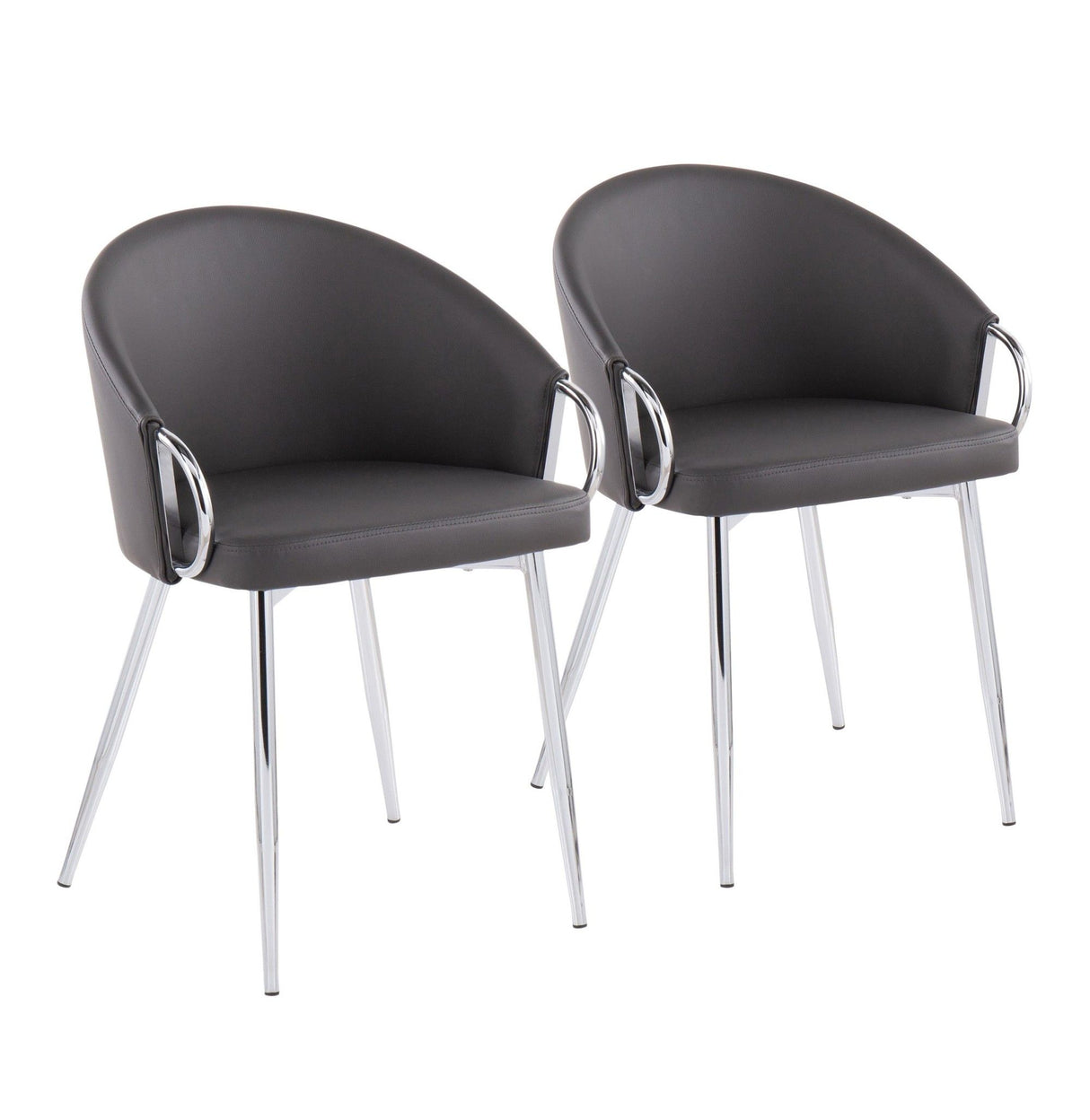 Claire - Chair (Set of 2) - Silver Base