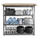 90" x 90" Heavy Duty Mega Rack With Four Adjustable Shelves