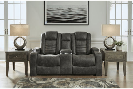 Soundcheck Power Reclining Loveseat With Console - (3060618)